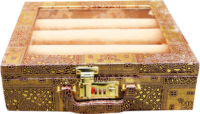 Pride STAR Rolly to store Bangles Vanity Box(Golden)