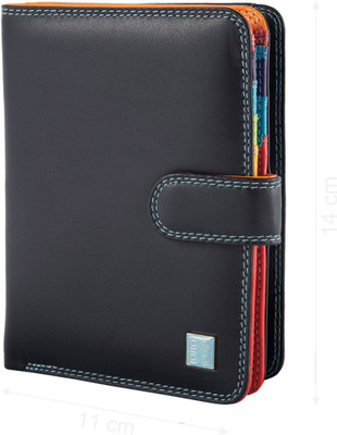 

Dudu Women Casual Black Genuine Leather Wallet(9 Card Slots)