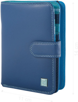 

Dudu Women Casual Blue Genuine Leather Wallet(9 Card Slots)