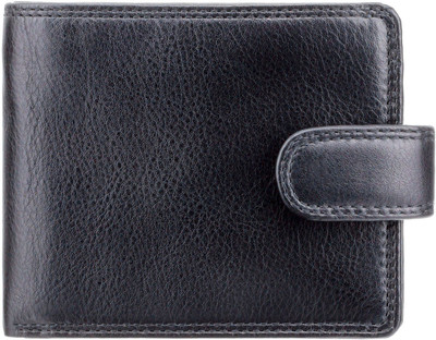 

Visconti Men Black Genuine Leather Wallet(9 Card Slots)