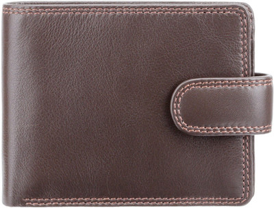 

Visconti Men Brown Genuine Leather Wallet(6 Card Slots), Chocolate