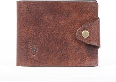 

U.S. Polo Assn Men Brown Artificial Leather Wallet(11 Card Slots), Dark brown