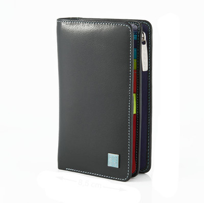 

Dudu Women Black Genuine Leather Wallet(7 Card Slots)