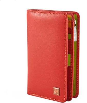 

Dudu Women Casual Red Genuine Leather Wallet(7 Card Slots)