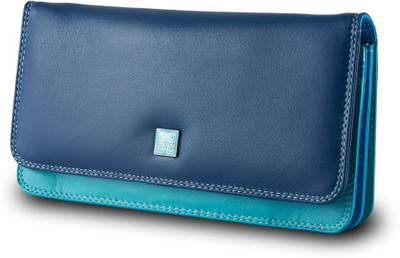 

Dudu Women Casual Blue, Green Genuine Leather Wallet(12 Card Slots)