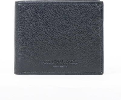 

U.S. Polo Assn Men Black Artificial Leather Wallet(10 Card Slots)