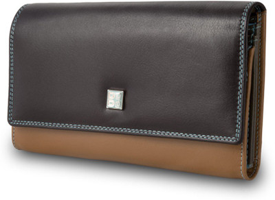 

Dudu Women Casual Brown, Black Genuine Leather Wallet(8 Card Slots), Dark brown