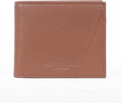 

U.S. Polo Assn Men Brown Artificial Leather Wallet(10 Card Slots)