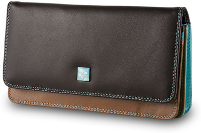 

Dudu Women Casual Brown, Black Genuine Leather Wallet(12 Card Slots), Dark brown