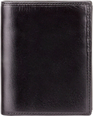 

Visconti Men Black Genuine Leather Wallet(8 Card Slots), Italian black