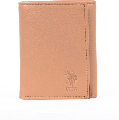 

U.S. Polo Assn Men Brown Artificial Leather Wallet(10 Card Slots)