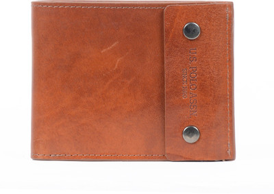 

U.S. Polo Assn Men Brown Genuine Leather Wallet(7 Card Slots)