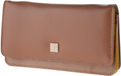 

Dudu Women Formal Tan Genuine Leather Wallet(12 Card Slots), Safari
