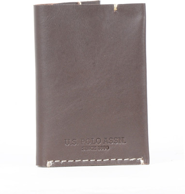 

U.S. Polo Assn Men Brown Artificial Leather Wallet(4 Card Slots)