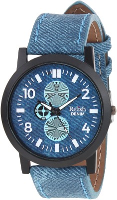 Relish RE-S8100BD SLIM Demin Watch  - For Boys   Watches  (Relish)