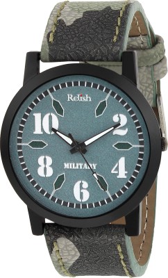 Relish RE-S8093GA SLIM Army Watch  - For Boys   Watches  (Relish)