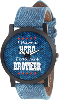 RELish RE S8103BD SLIM Demin Analog Watch For Boys RELish Wrist Watches