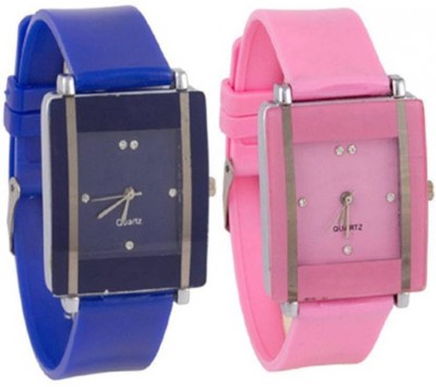 Varni Fashion Pink Blue Kawa Watch  - For Women   Watches  (Varni Fashion)