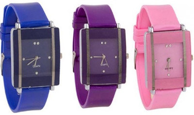 

Varni Fashion Blue Purple Pink Kawa Watch - For Women