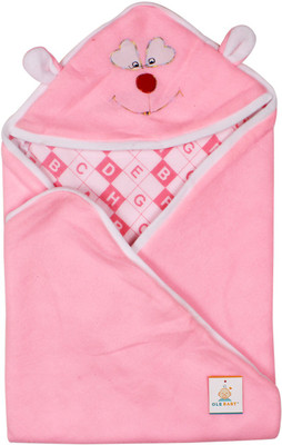 

Ole Baby Printed  Swadding Baby Blanket(Microfiber, Pink