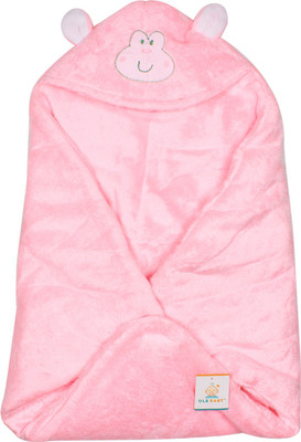 

Ole Baby Plain  Swadding Baby Blanket(Microfiber, Pink