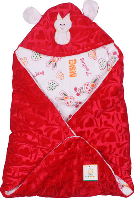 

Ole Baby Printed  Swadding Baby Blanket(Microfiber, Dark Red