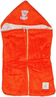 

Ole Baby Plain  Swadding Baby Blanket(Microfiber, Orange