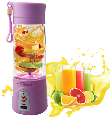 

VibeX ® USB Juicer Cup 380 ml Shaker(Pack of 1, Purple)