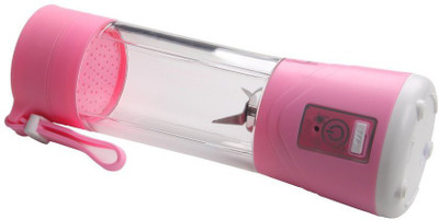 

VibeX ™ Portable Blender Bottle for Workout Powder Supplements,Coffee,Protein,Baby Formula,Juice 380 ml Shaker(Pack of 1, Pink)