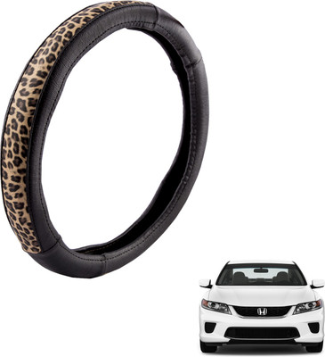 

Autofy Steering Cover For Honda Accord(Black, Leather)