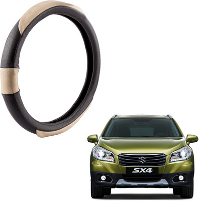 

Autofy Steering Cover For Maruti SX4(Black, Leather)