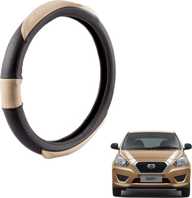 

Autofy Steering Cover For Datsun Go(Black, Leather)