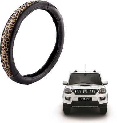 

Autofy Steering Cover For Mahindra Scorpio(Black, Leather)