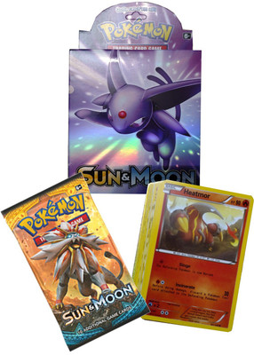 

AncientKart Pokemon cards Sun & Moon Booster Deck with one pack(Multicolor)