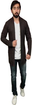 Credence Men No Closure Solid Cardigan