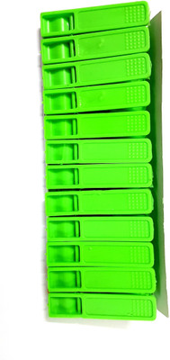 

Pin to Pen V Series 2.7 Inch Plastic Cloth Clip(Set of 12, Green)