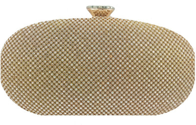 

Bagaholics Party Gold Clutch