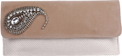 

La Boemo Casual Beige Clutch