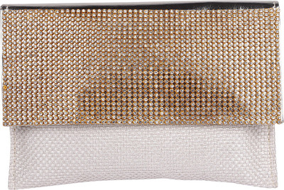 

La Boemo Casual Beige Clutch