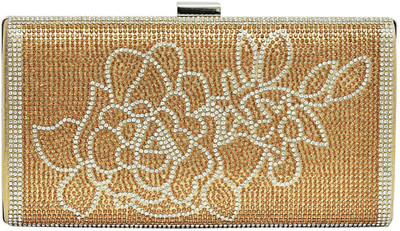 

Bagaholics Party Gold Clutch