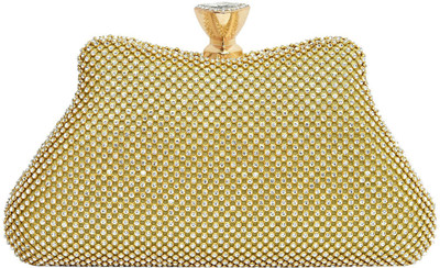 

Bagaholics Party Gold Clutch