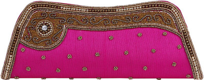 

La Boemo Casual Pink Clutch