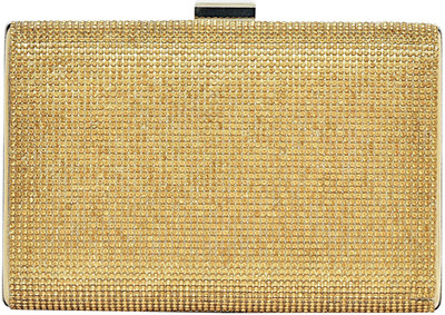 

Bagaholics Party Gold Clutch