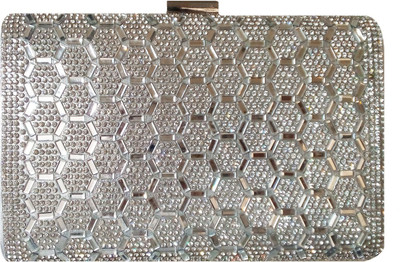 

Bagaholics Party Silver Clutch