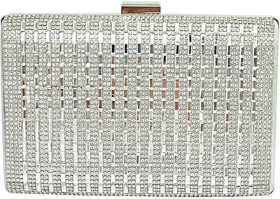 

Bagaholics Party Silver Clutch