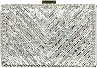 

Bagaholics Party Silver Clutch