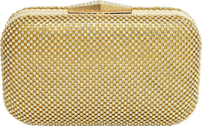 

Bagaholics Party Gold Clutch