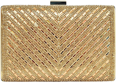 

Bagaholics Party Gold Clutch