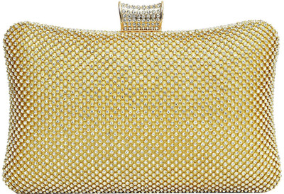 

Bagaholics Party Gold Clutch