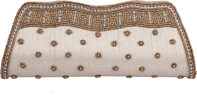 La Boemo Casual Beige Clutch
